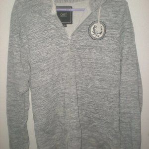 OBEY PROPAGANDA   Brand   Light  Jacket Hoody   Marble Gray  Size L Sweatshirt